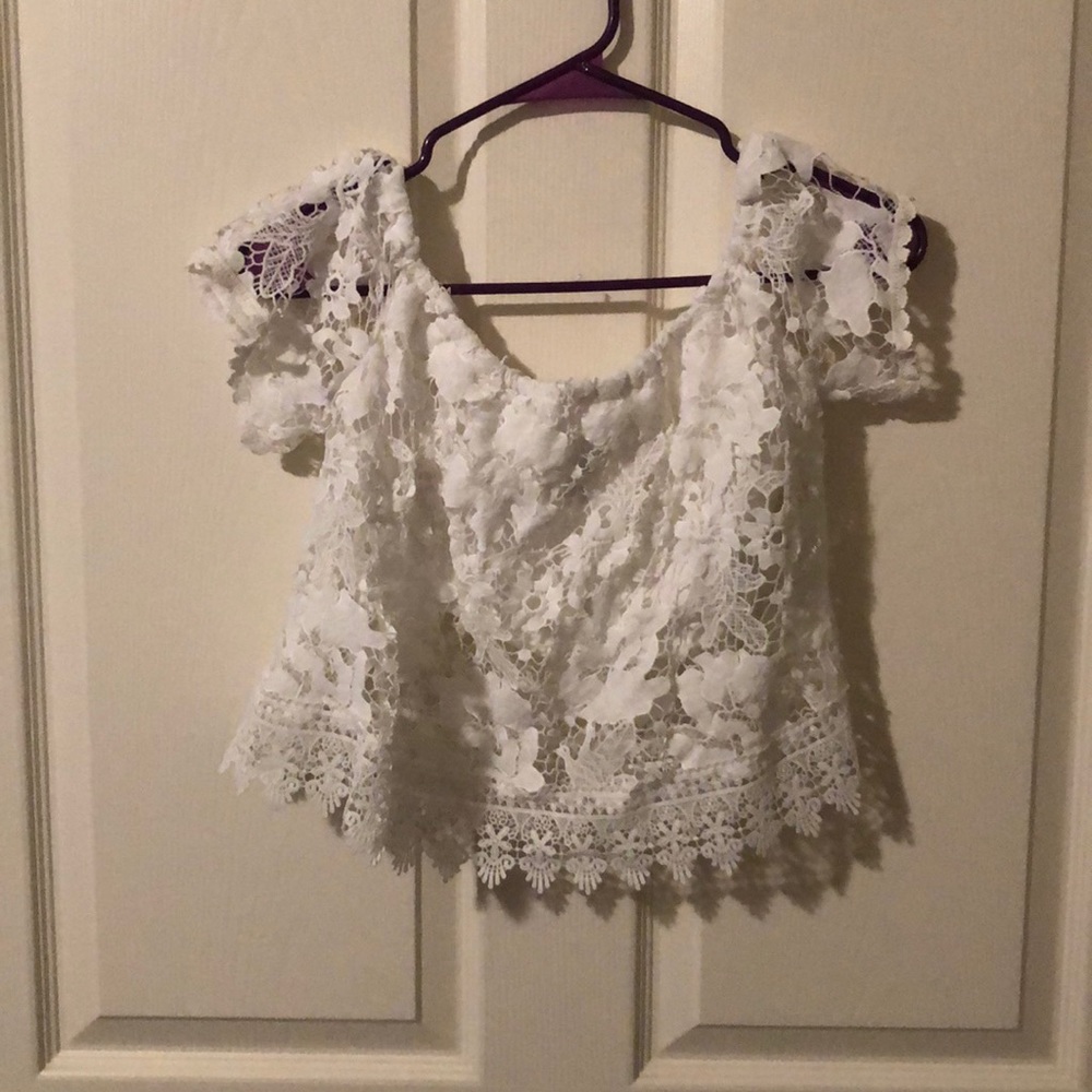 Forever 21 Lace Crop Top